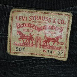Levi's Black 501 34/32